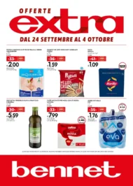 Volantino Bennet Extra dal 24/9 fino al 4/10/2026 Volantino Bennet Extra dal 24/9 fino al 4/10/2026