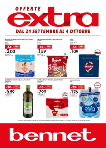 Volantino Bennet Extra dal 24/9 fino al 4/10/2026