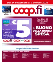 Volantino Coop Sapori dell’Oktoberfest dal 24/9 fino al 7/10/2026 Volantino Coop Sapori dell’Oktoberfest dal 24/9 fino al 7/10/2026