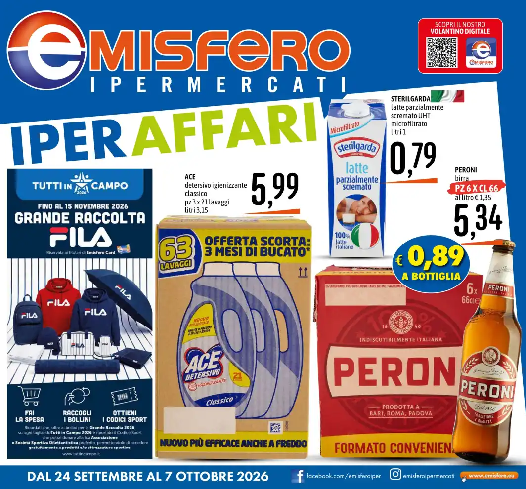 Volantino Emisfero Iper Affari dal 24/9 fino al 7/10/2026