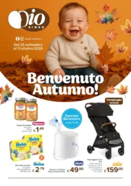 Volantino Io Bimbo Benvenuto Autunno dal 25/9 fino al 11/10/2026 Volantino Io Bimbo Benvenuto Autunno dal 25/9 fino al 11/10/2026