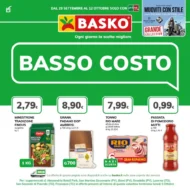 Volantino Basko Basso Costo dal 29/9 fino al 12/10/2026