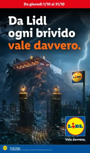 Volantino Lidl Halloween dal 1/10 fino al 31/10/2026