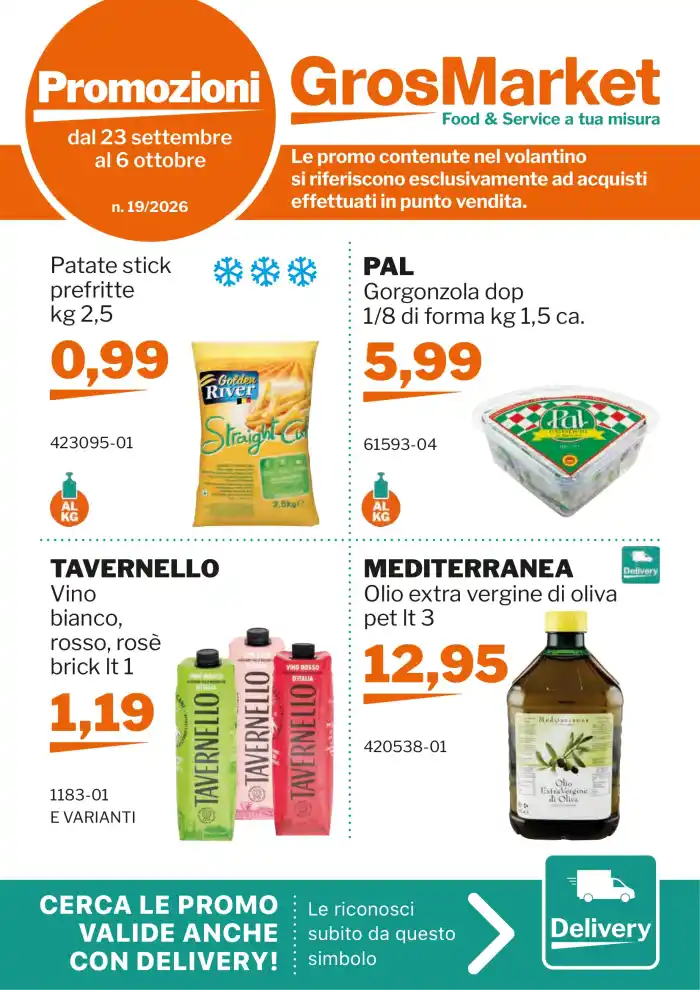 Volantino Sogegross N. 19 dal 23/9 fino al 6/10/2026