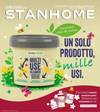 Catalogo Stanhome C15 dal 29/9 fino al 16/10/2026