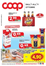 Volantino Coop Calabria Master Coop Alleanza 3.0 dal 1/10 fino al 11/10/2026