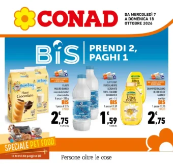 Volantino Conad Bis dal 7/10 fino al 18/10/2026