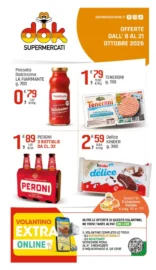 Volantino DOK Offerte ottobre dal 8/10 fino al 21/10/2026 Volantino DOK Offerte ottobre dal 8/10 fino al 21/10/2026