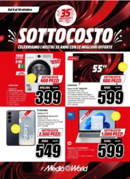 Volantino MediaWorld 35° anniversario dal 6/10 fino al 18/10/2026 Volantino MediaWorld 35° anniversario dal 6/10 fino al 18/10/2026