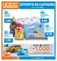 Volantino Ekom Offerte da capogiro dal 6/10 fino al 19/10/2026 Volantino Ekom Offerte da capogiro dal 6/10 fino al 19/10/2026