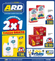 Volantino Ard Discount Weekend sotto prezzo dal 8/10 fino al 18/10/2026