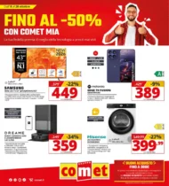 Volantino Comet Fino al -50% con Comet Mia dal 8/10 fino al 28/10/2026