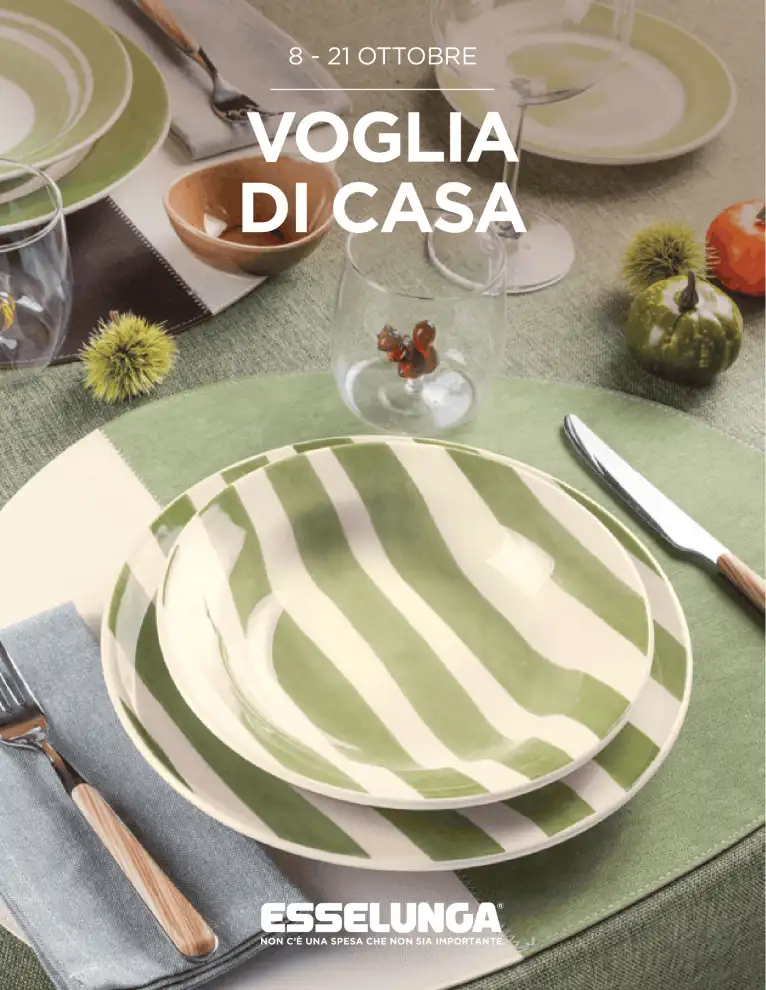 Volantino Esselunga Voglia di casa dal 8/10 fino al 21/10/2026