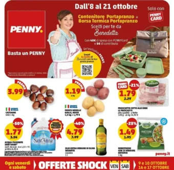 Volantino Penny Market Basta un Penny dal 8/10 fino al 21/10/2026
