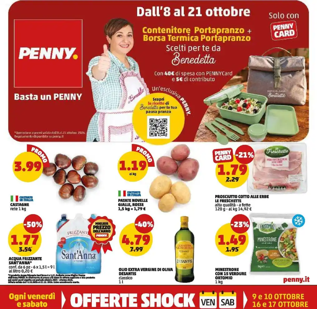 Volantino Penny Market Basta un Penny dal 8/10 fino al 21/10/2026