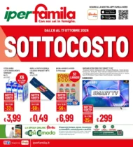 Volantino IperFamila Sottocosto dal 8/10 fino al 17/10/2026 Volantino IperFamila Sottocosto dal 8/10 fino al 17/10/2026