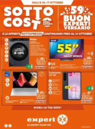 Volantino Expert Sottocosto degli esperti dal 8/10 fino al 21/10/2026 Volantino Expert Sottocosto degli esperti dal 8/10 fino al 21/10/2026