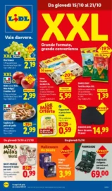 Volantino Lidl XXL Mega Offerte dal 15/10 fino al 21/10/2026 Volantino Lidl XXL Mega Offerte dal 15/10 fino al 21/10/2026