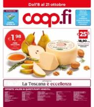 Volantino Coop Toscana La Toscana è eccellenza dal 8/10 fino al 21/10/2026 Volantino Coop Toscana La Toscana è eccellenza dal 8/10 fino al 21/10/2026