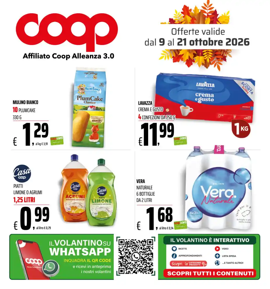 Volantino Coop Master Alleanza Master Alleanza dal 9/10 fino al 21/10/2026