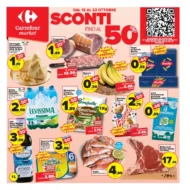 Volantino Carrefour Sconti fino al 50% dal 13/10 fino al 22/10/2026