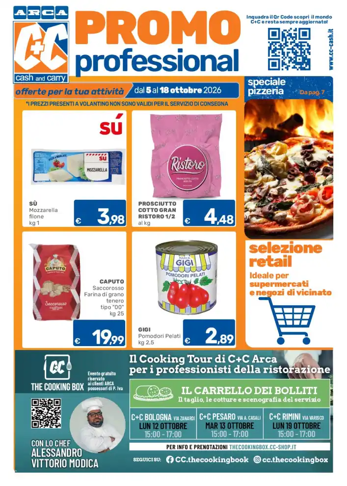 Volantino C+C Promo Professional dal 5/10 fino al 18/10/2026
