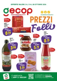 Volantino Gecop Prezzi Folli dal 5/10 fino al 18/10/2026 Volantino Gecop Prezzi Folli dal 5/10 fino al 18/10/2026