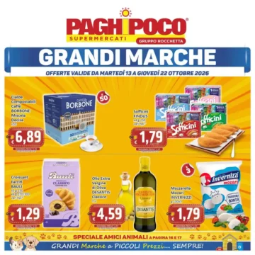Volantino Paghi Poco Grandi Marche dal 13/10 fino al 22/10/2026
