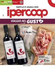 Volantino Ipercoop Viaggio nel gusto dal 8/10 fino al 21/10/2026 Volantino Ipercoop Viaggio nel gusto dal 8/10 fino al 21/10/2026