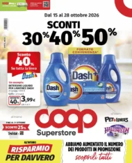 Volantino Coop Risparmio per davvero dal 15/10 fino al 28/10/2026 Volantino Coop Risparmio per davvero dal 15/10 fino al 28/10/2026