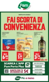 Volantino Pam Più a meno dal 8/10 fino al 21/10/2026 Volantino Pam Più a meno dal 8/10 fino al 21/10/2026