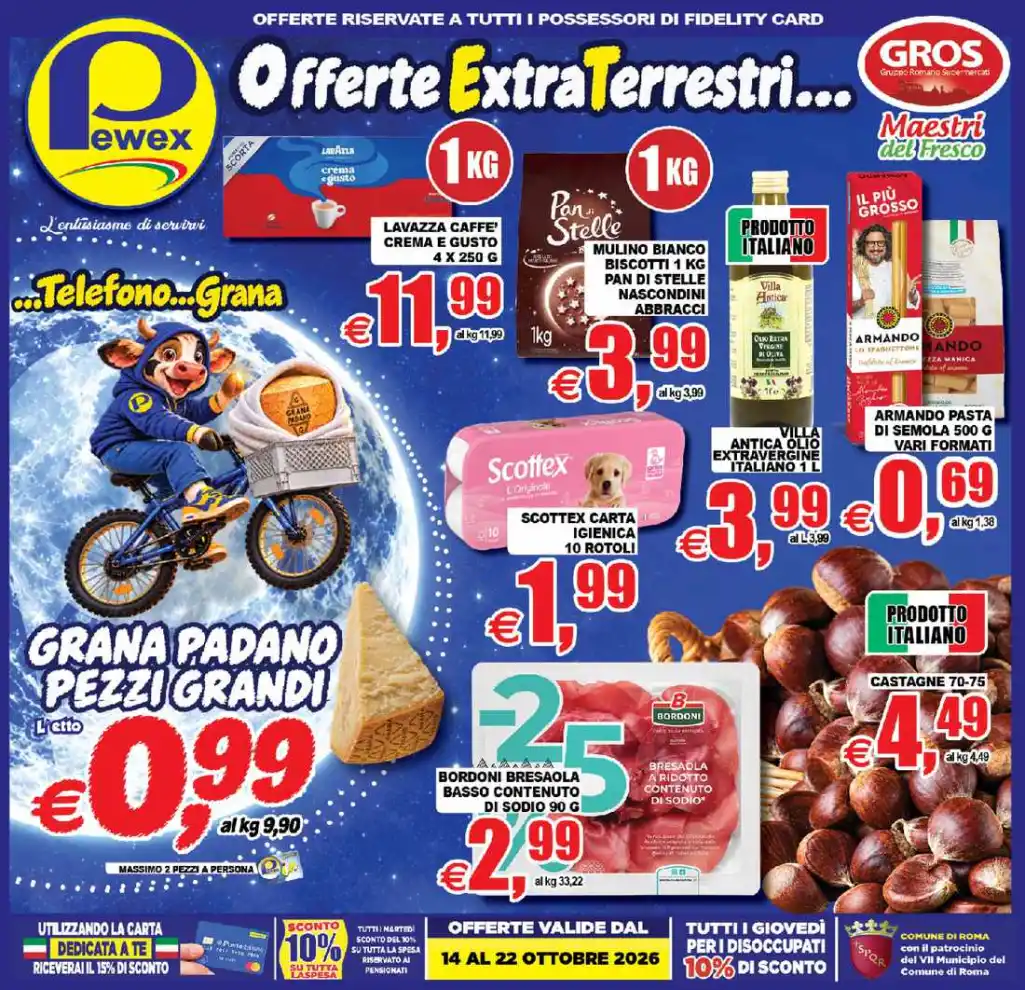Volantino Pewex Patto convenienza dal 14/10 fino al 22/10/2026