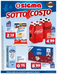 Volantino Sigma Sotto Costo dal 13/10 fino al 22/10/2026 Volantino Sigma Sotto Costo dal 13/10 fino al 22/10/2026