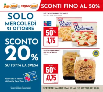 Volantino Pan Solo con l’App dal 12/10 fino al 20/10/2026
