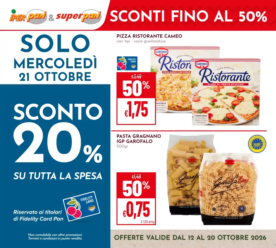 Volantino Pan Solo con l’App dal 12/10 fino al 20/10/2026