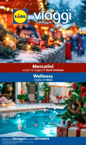 Lidl Viaggi: Volantino Mercatini e Wellness 2026