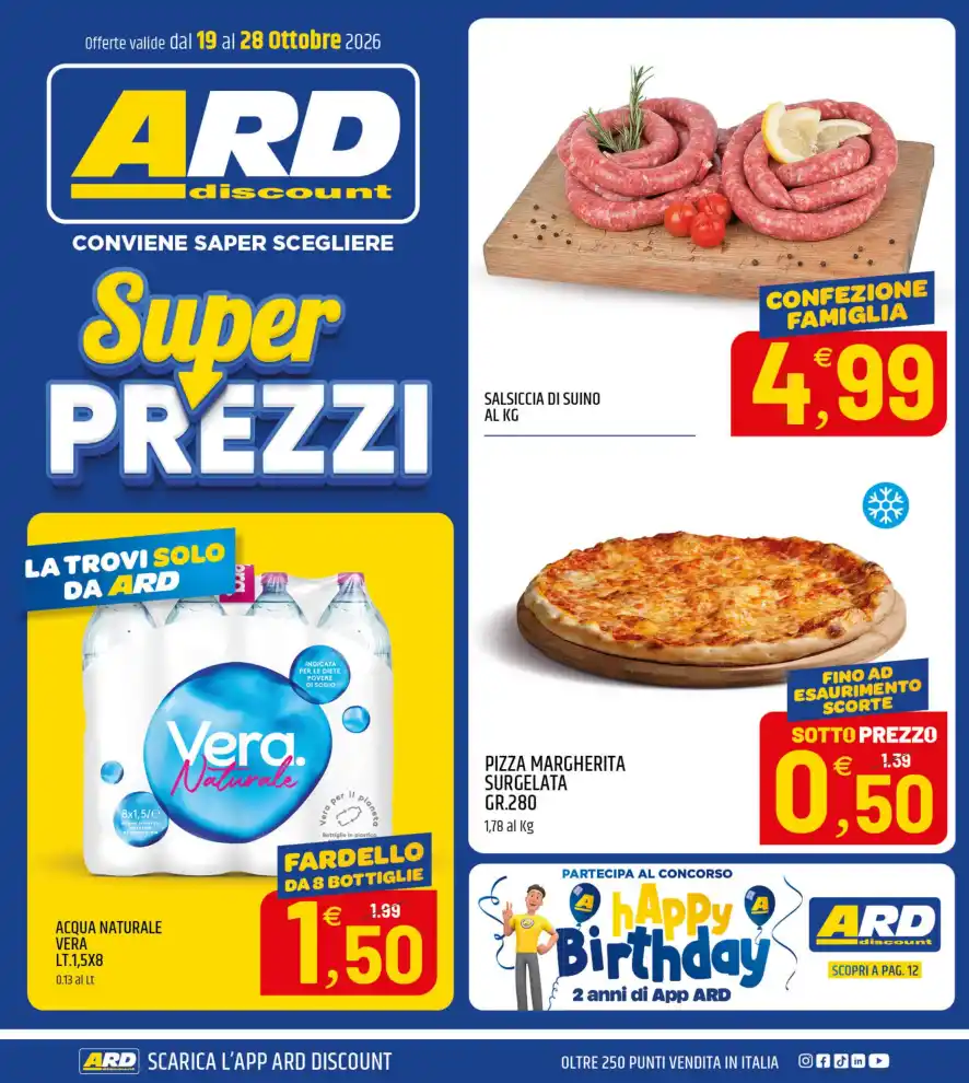 Volantino Ard Discount Super Prezzi dal 19/10 fino al 28/10/2026