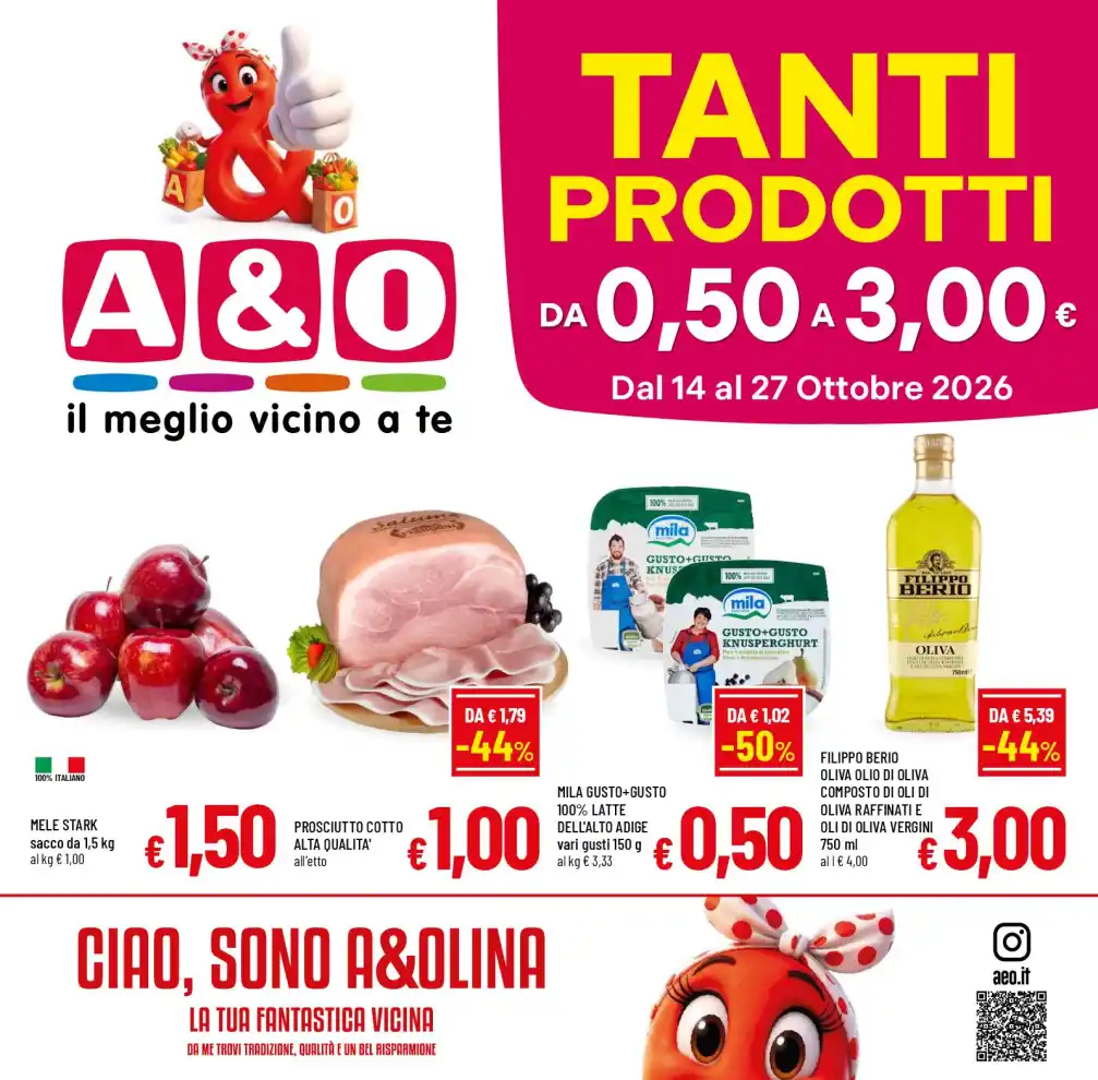 Volantino A&O Super Promo dal 14/10 fino al 27/10/2026
