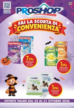 Volantino Proshop Halloween dal 22/10 fino al 31/10/2026