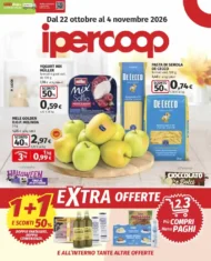 Volantino Ipercoop Extra Offerte dal 22/10 fino al 4/11/2026