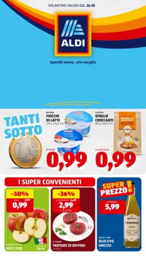 Volantino Aldi Conviene ogni giorno dal 26/10 fino al 1/11/2026