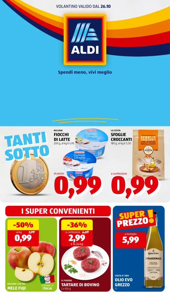 Volantino Aldi Conviene ogni giorno dal 26/10 fino al 1/11/2026