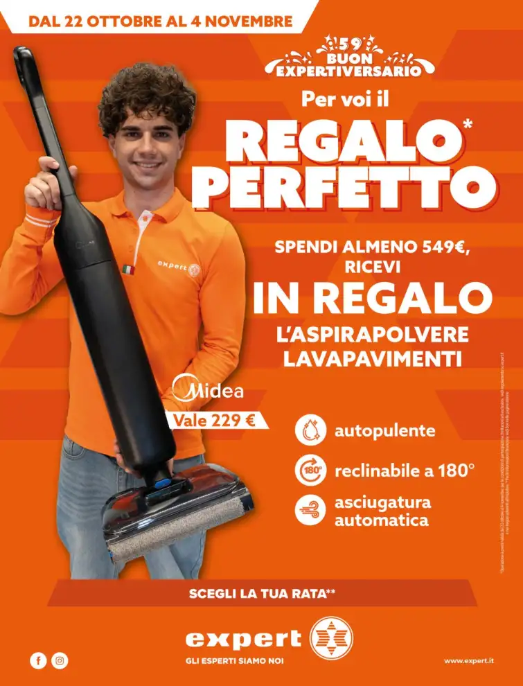 Volantino Expert Buon Expertiversario dal 22/10 fino al 4/11/2026