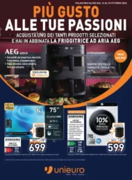 Volantino Unieuro Più gusto alle tue passioni dal 12/10 fino al 29/10/2026 Volantino Unieuro Più gusto alle tue passioni dal 12/10 fino al 29/10/2026