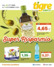Volantino Tigre Amico Super Risparmio dal 26/10 fino al 5/11/2026 Volantino Tigre Amico Super Risparmio dal 26/10 fino al 5/11/2026
