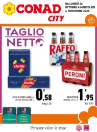 Volantino Conad City Taglio netto dal 26/10 fino al 4/11/2026