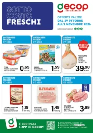 Volantino Gecop Sottocosto Freschi dal 19/10 fino al 1/11/2026