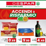 Volantino Despar Sicilia Accendi il risparmio dal 23/10 fino al 1/11/2026