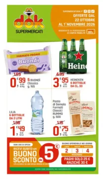 Volantino DOK Offerte dal 22/10 fino al 1/11/2026