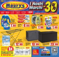 Volantino Maury’s I Nostri Marchi -30% dal 29/10 fino al 14/11/2026 Volantino Maury’s I Nostri Marchi -30% dal 29/10 fino al 14/11/2026
